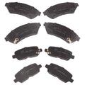 Front & Rear Ceramic Brake Pads for 2004 2005 - 2009 Allure LaCrosse Grand Prix