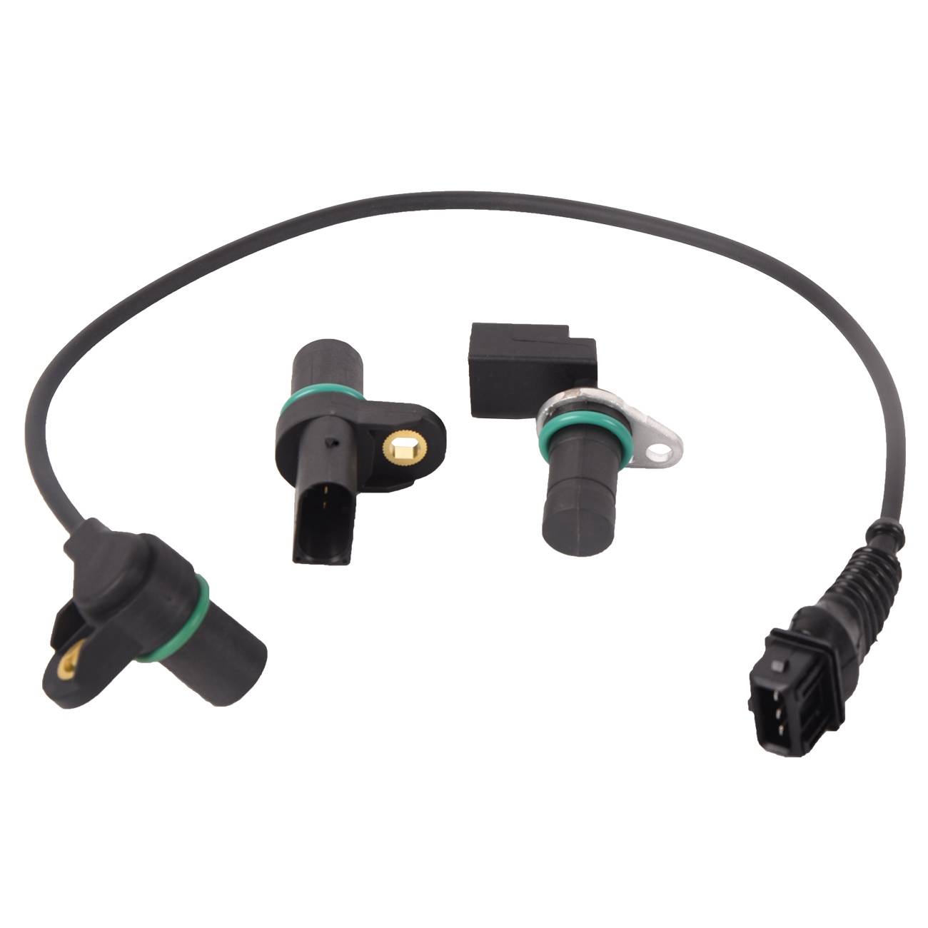 3Pcs Intake &Exhaust Camshaft &Crankshaft Position Sensor Fits BMW 330Ci X3 X5
