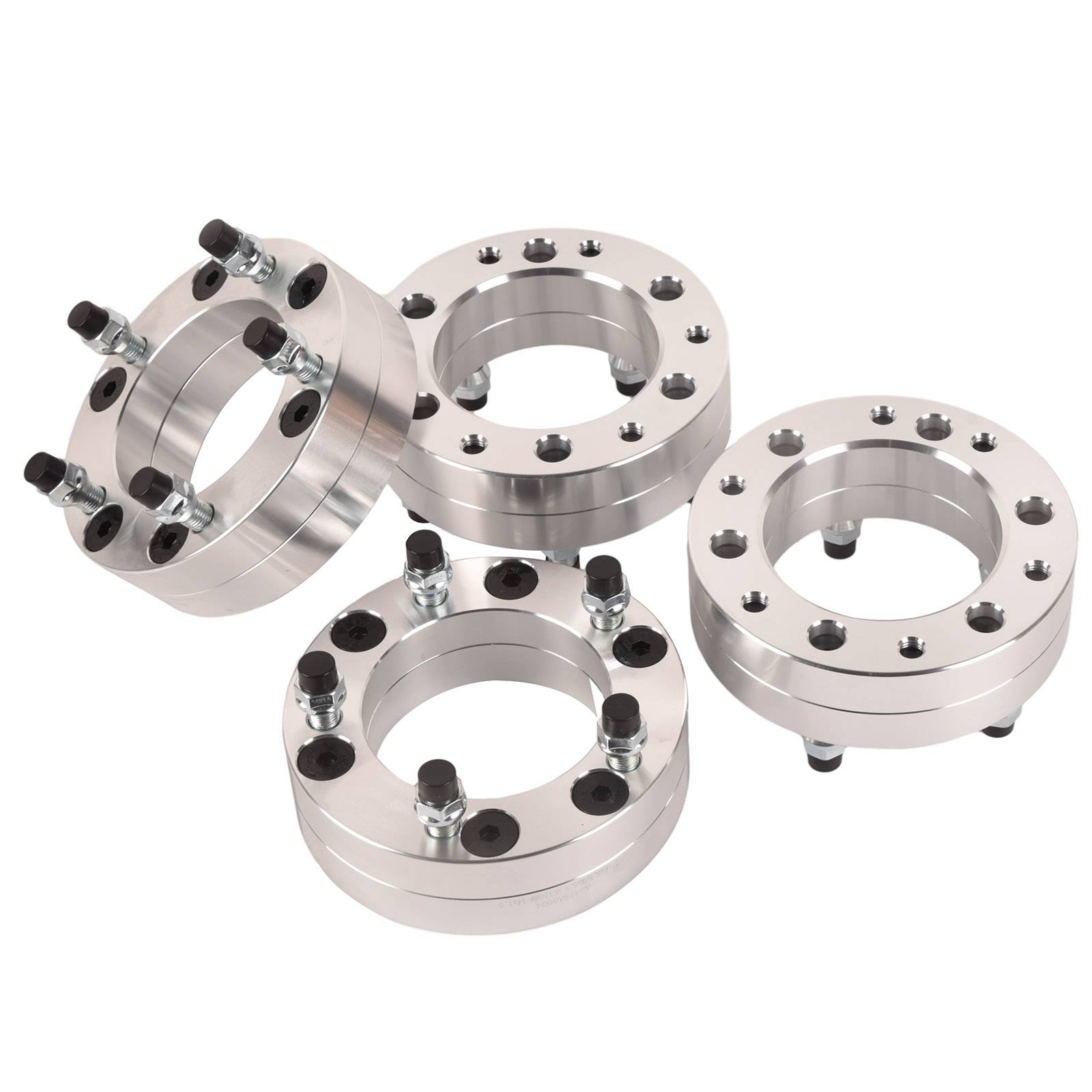 (4) 2in 6x5.5 to 5x5.5 Wheel Adapters 14x1.5 For Chevy GMC 6 Lug to Ram 5 Lug Rim