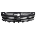 Front Upper Bumper Grille w/Chrome Trim for VW Volkswagen Tiguan 2012-2017