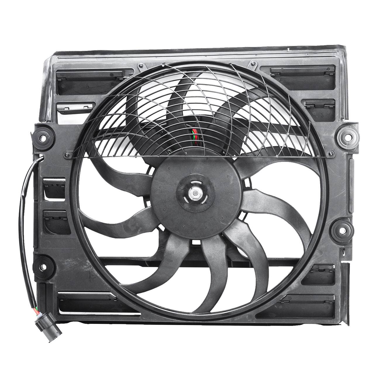 Radiator Condenser Cooling Fan Assembly for BMW 740i 740iL 750iL Z8 64546921383