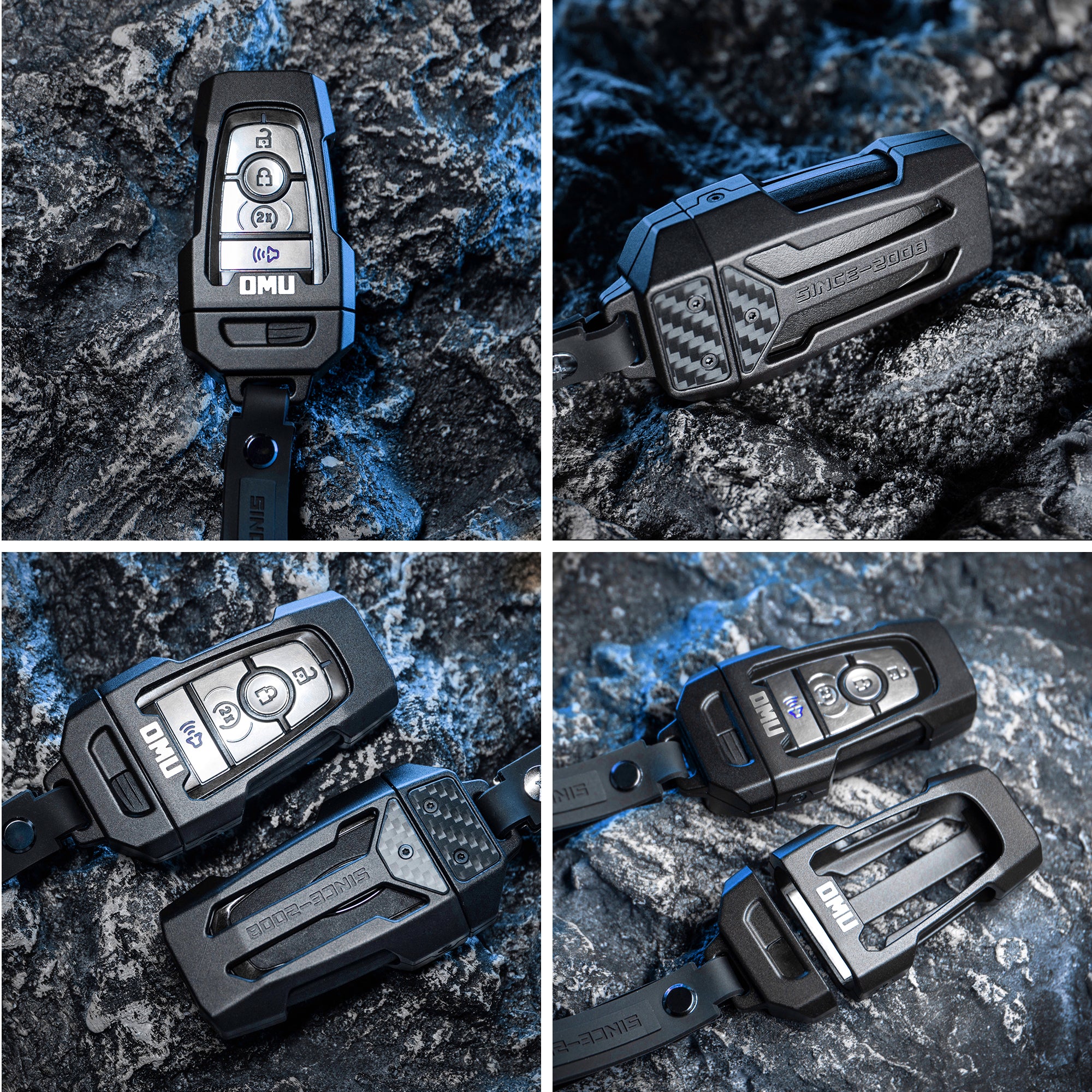 Aluminum Key Case for 2010+ Ford Bronco, F-150, Raptor