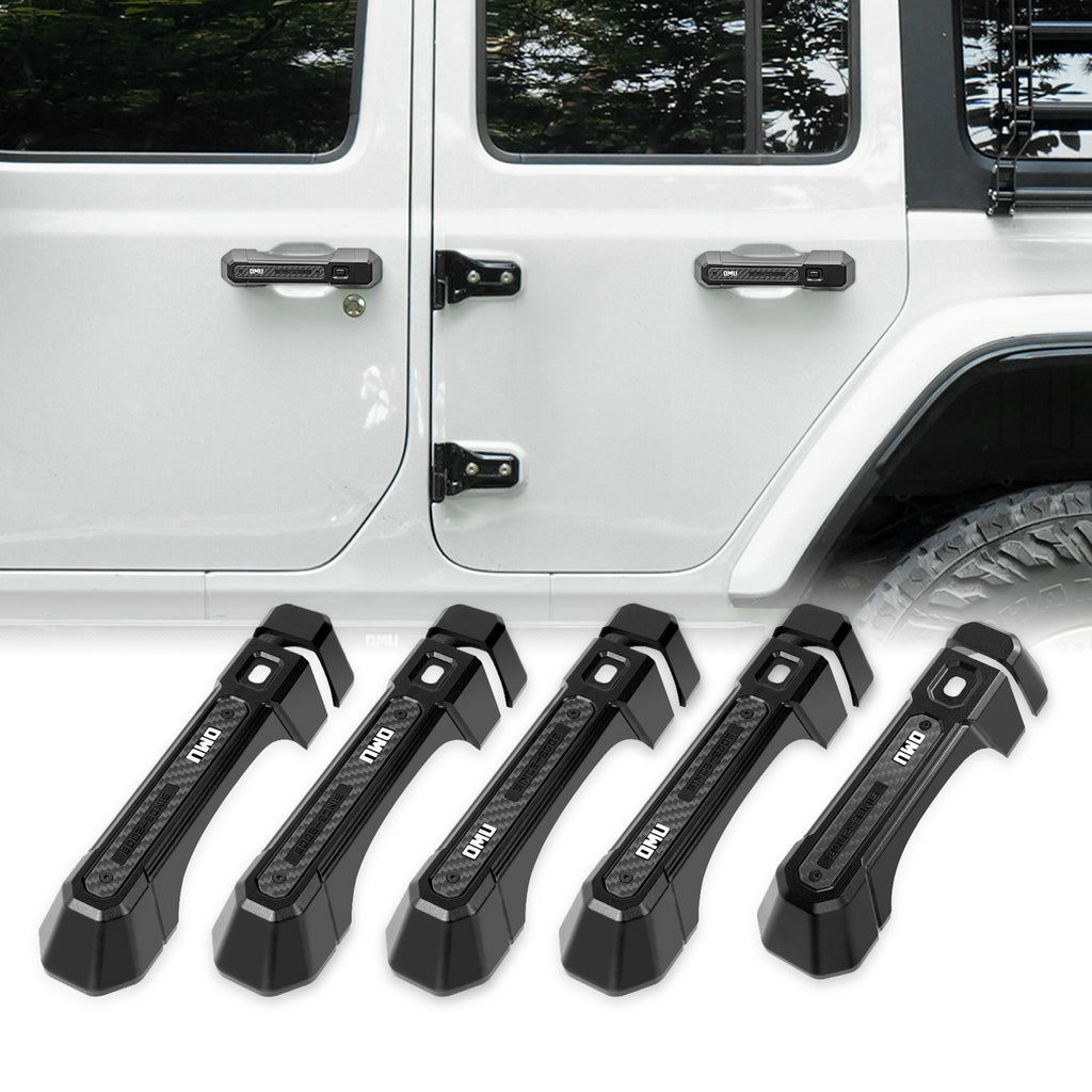 Door Handle Cover For Jeep Wrangler JL 2018+ 4 Doors 5 pcs