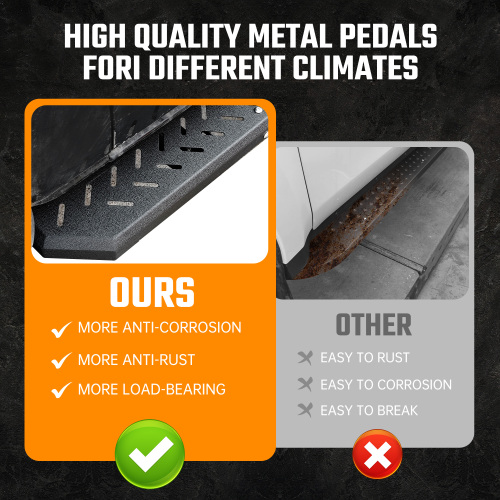 Running Boards Compatible with Ford Bronco 4 Door 2021+ (NOT Fit for Sport)