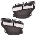 Pair Tail Bumper Muffler Pipe For Mercedes-Benz W205 C63 AMG 4.0L 6.3L 2015-2018
