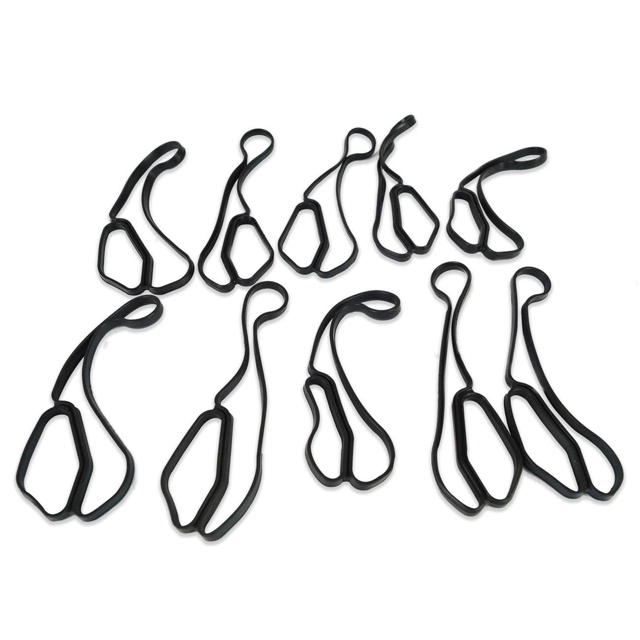 10Pcs Engine Oil Cooler Seal Gasket Fits BMW M2 M4 Z4 X3 X5 535i 11427525335