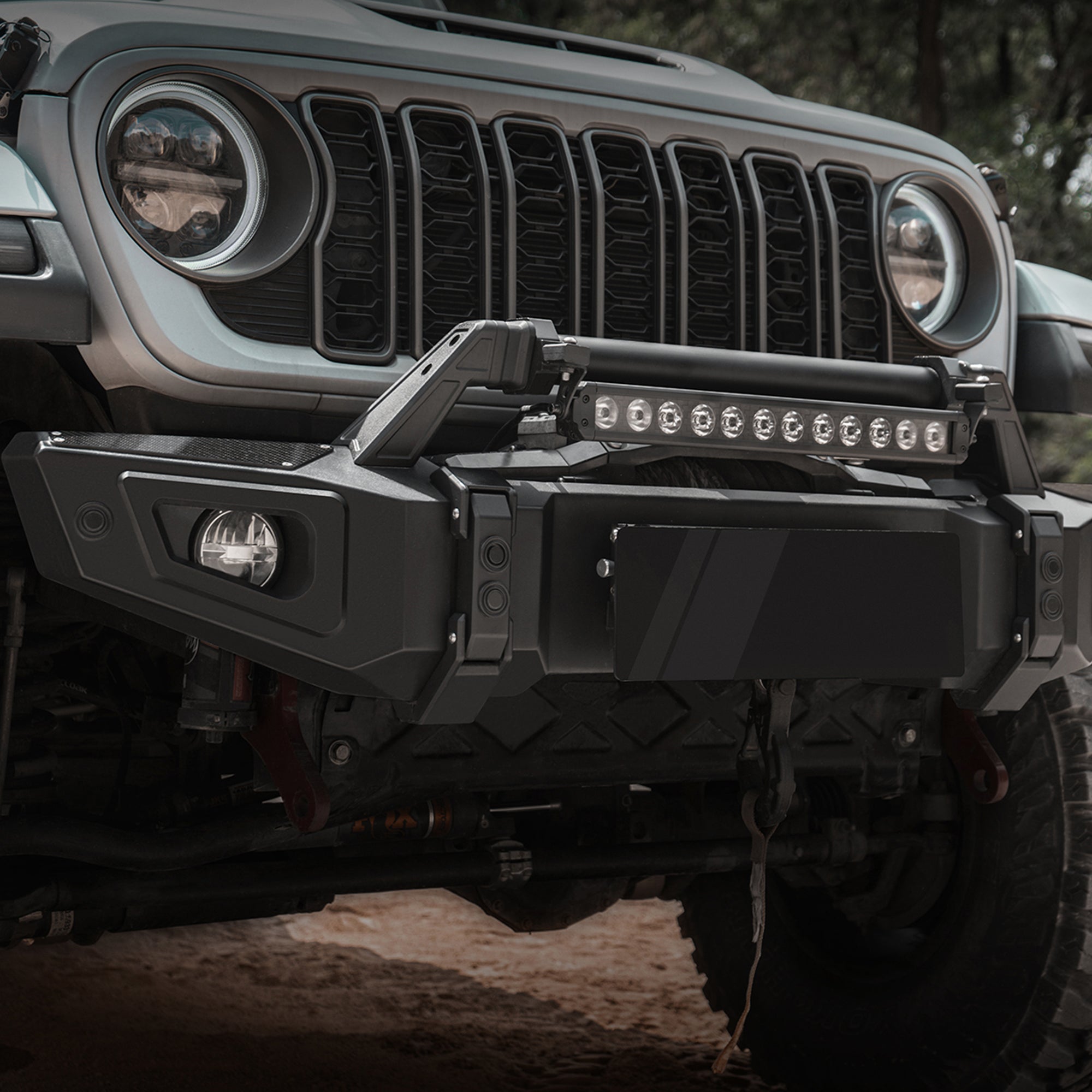 Front Bumper For Jeep Wrangler JL& Gladiator JT