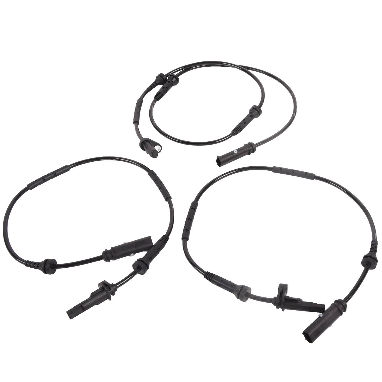 4Pcs Front & Rear LH / RH ABS Wheel Speed Sensor For BMW X3 X4 F25 34526869293