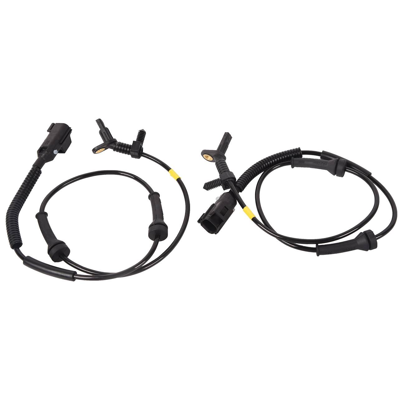2PCS For Land Rover ABS Wheel Speed Sensor Front Right & Left W/ Connector