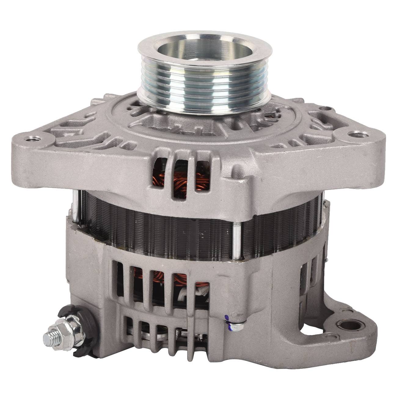 Alternator for Nissan Sentra 2000-2001 L4 2.0L 100Amp/12Volt CW 6-Groove Pulley