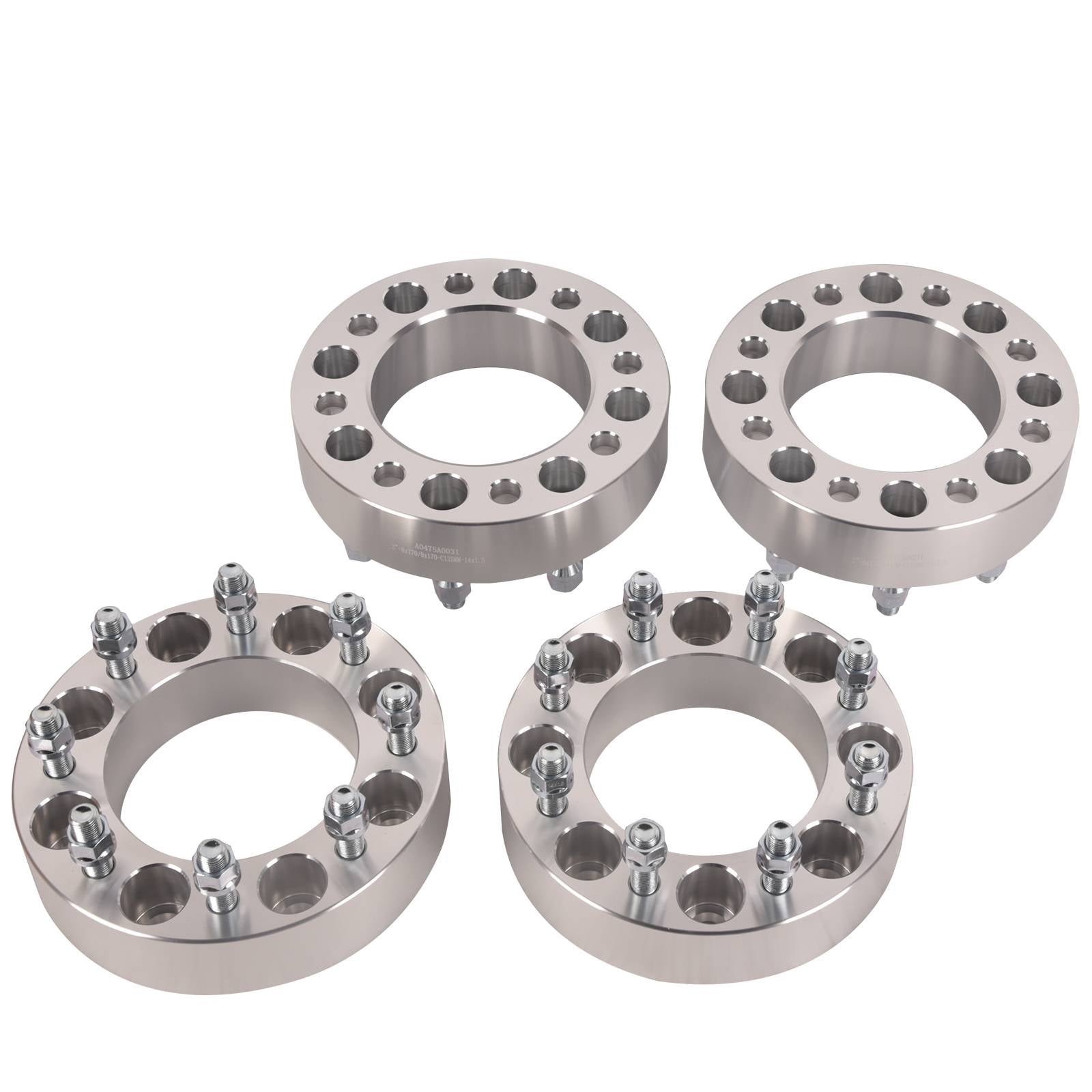 (4) 2in Wheel Spacers 8 Lug Adapter 8x170 for Ford F250 F350 Super Duty Excursion
