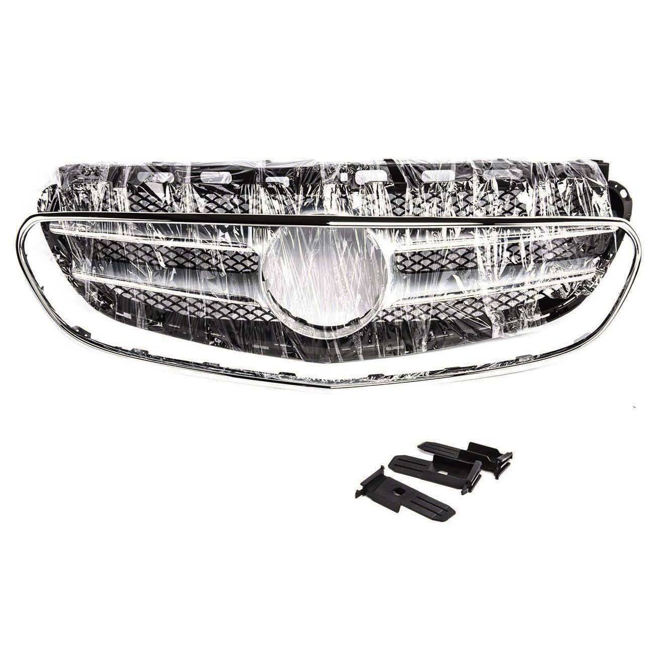 New Front Bumper Grille Assembly For Mercedes W212 E250 E350 E550