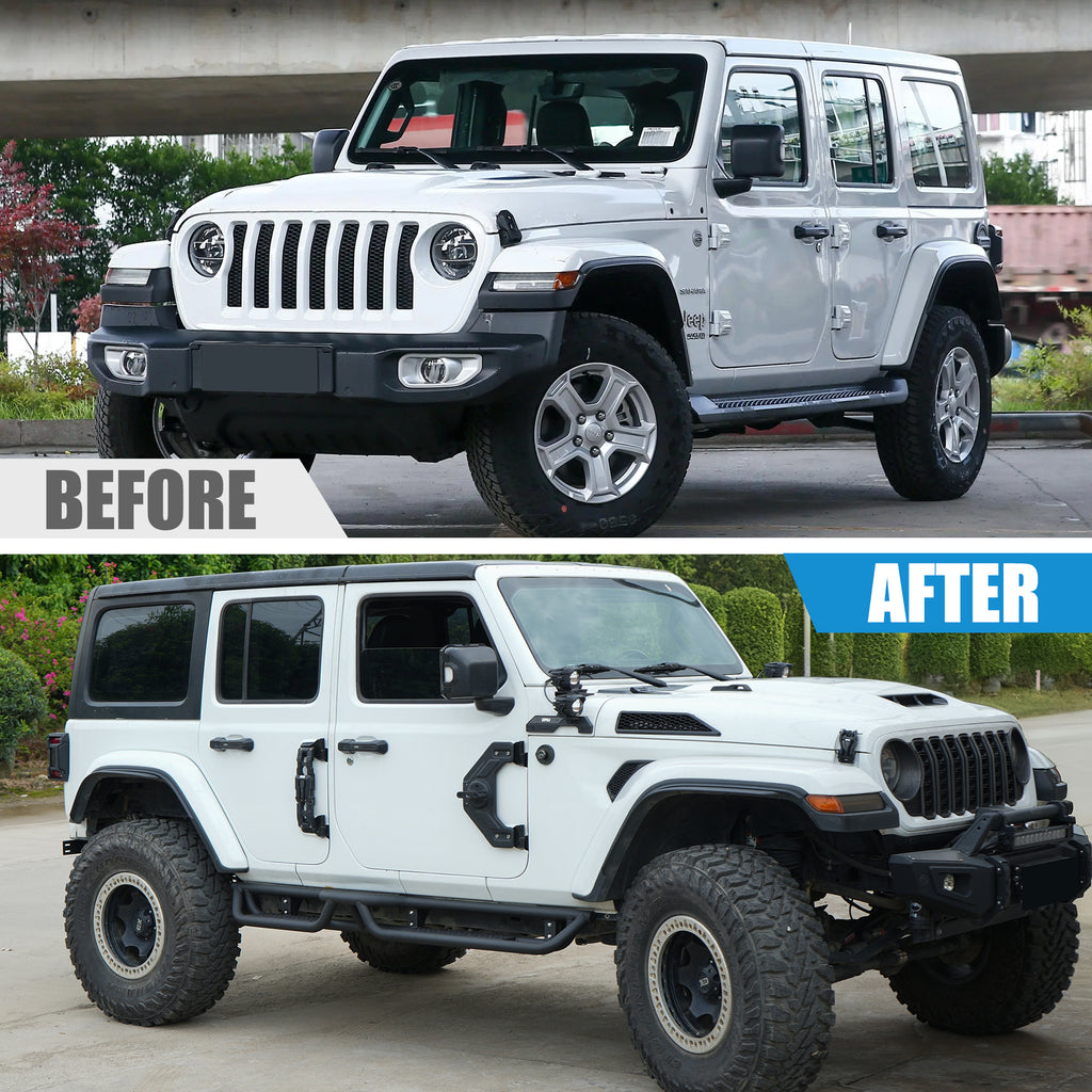 Running Boards Compatible with Jeep Wrangler JL