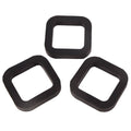 3PCS 2 Inch Reduce Noise Cushion Fit 2in Trailer Hitch Receiver Silencer Pad