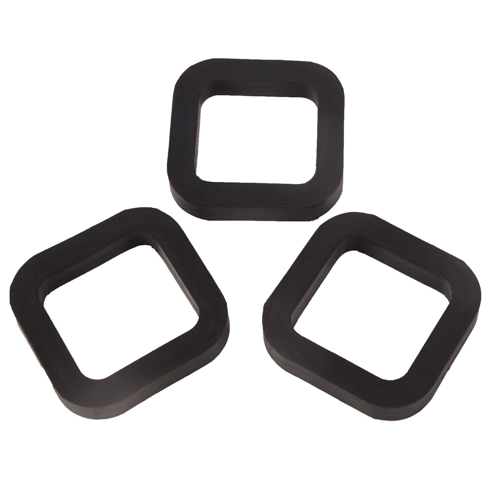3PCS 2 Inch Reduce Noise Cushion Fit 2in Trailer Hitch Receiver Silencer Pad