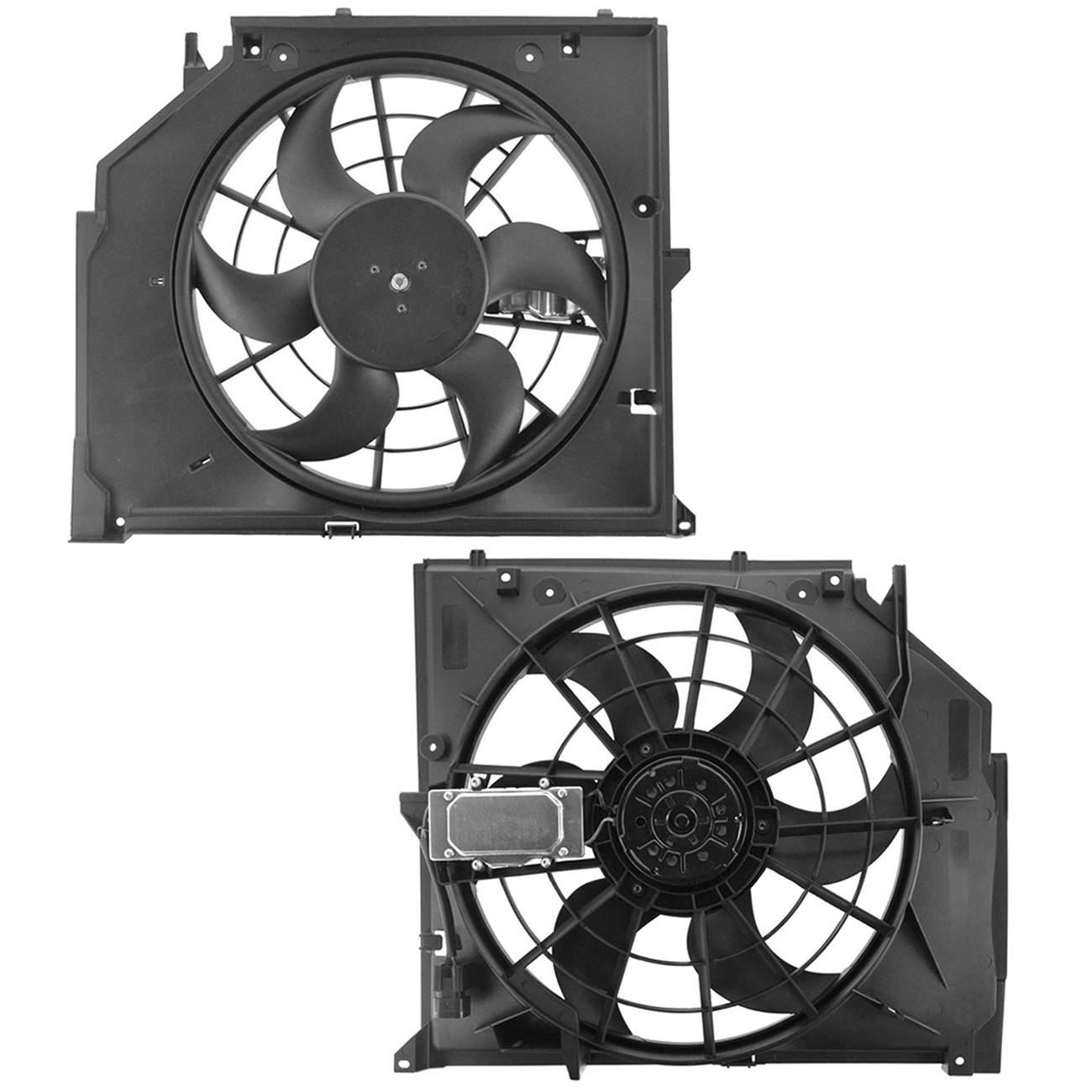 Radiator Cooling Fan Assembly Fits 1999-2005 BMW 3 Series E46 323 325i 328i 330i