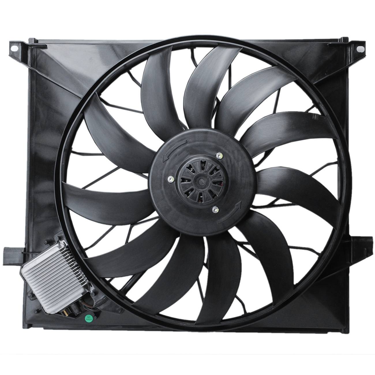 Brushless Radiator Cooling Fan Assembly Fits Mercedes W163 ML55 AMG 2000-2003