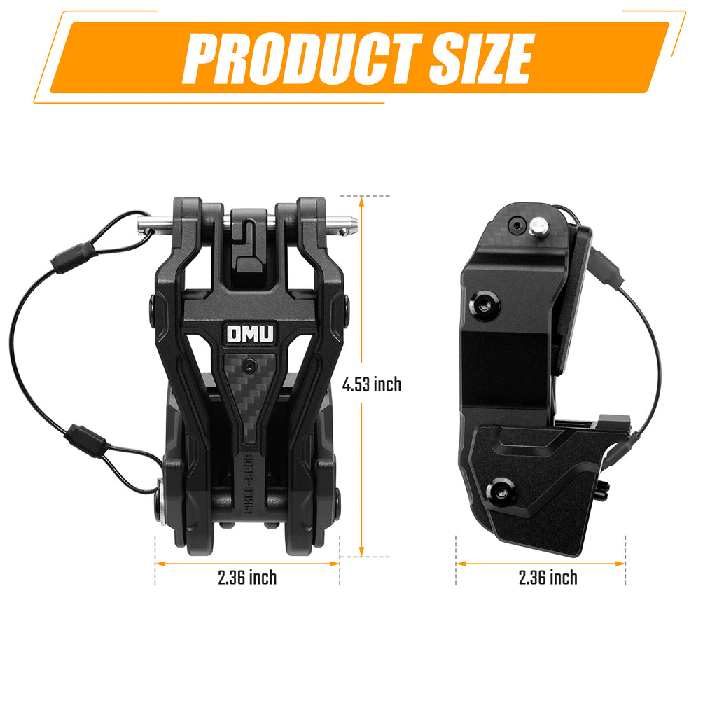 Hood Latch Lock Catch Compatible with 2007-2017 Jeep Wrangler JK/JKU