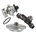 New Water Pump Fan Clutch + Thermostat Assembly For BMW E46 E39 E38 11517504040