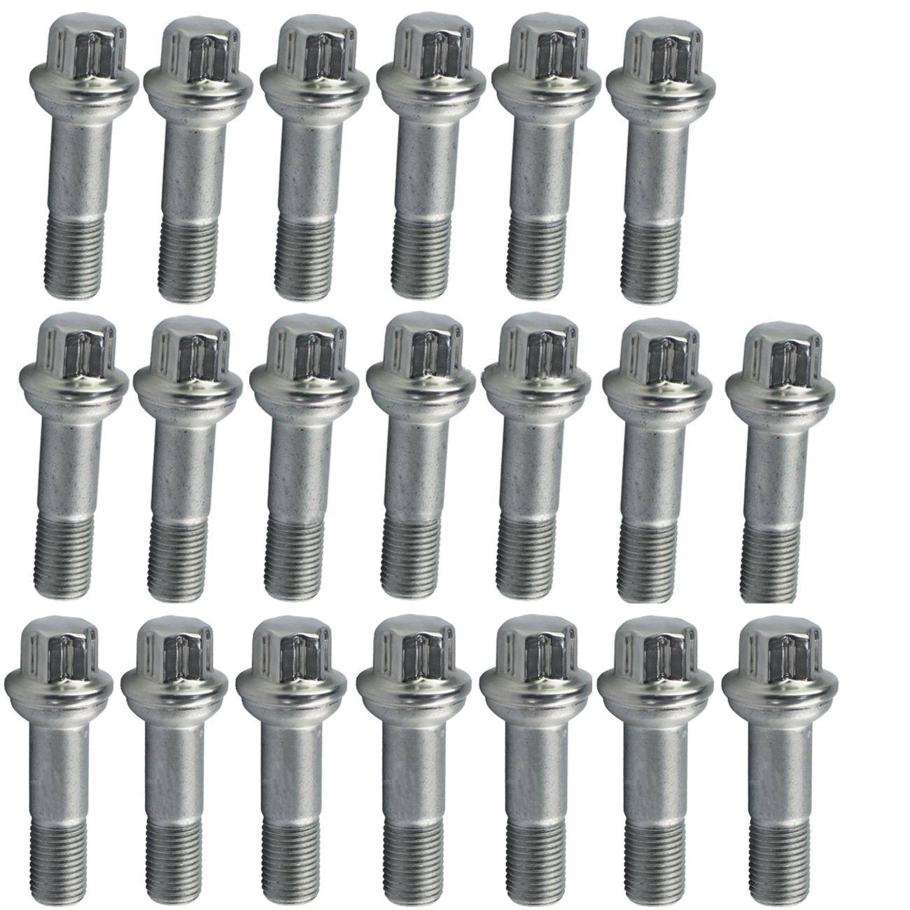 20PC STAINLESS STEEL Wheel Lug Bolt 2 5/8in fit Mercedes W164 W166 X204 W221 C216