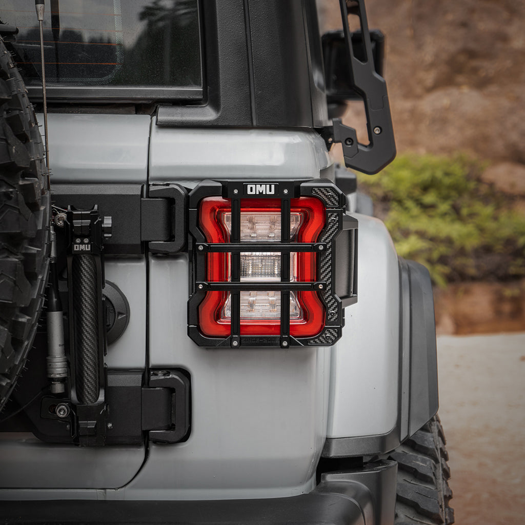 Tail Light Cover Compatible with 2018+ Jeep Wrangler JL