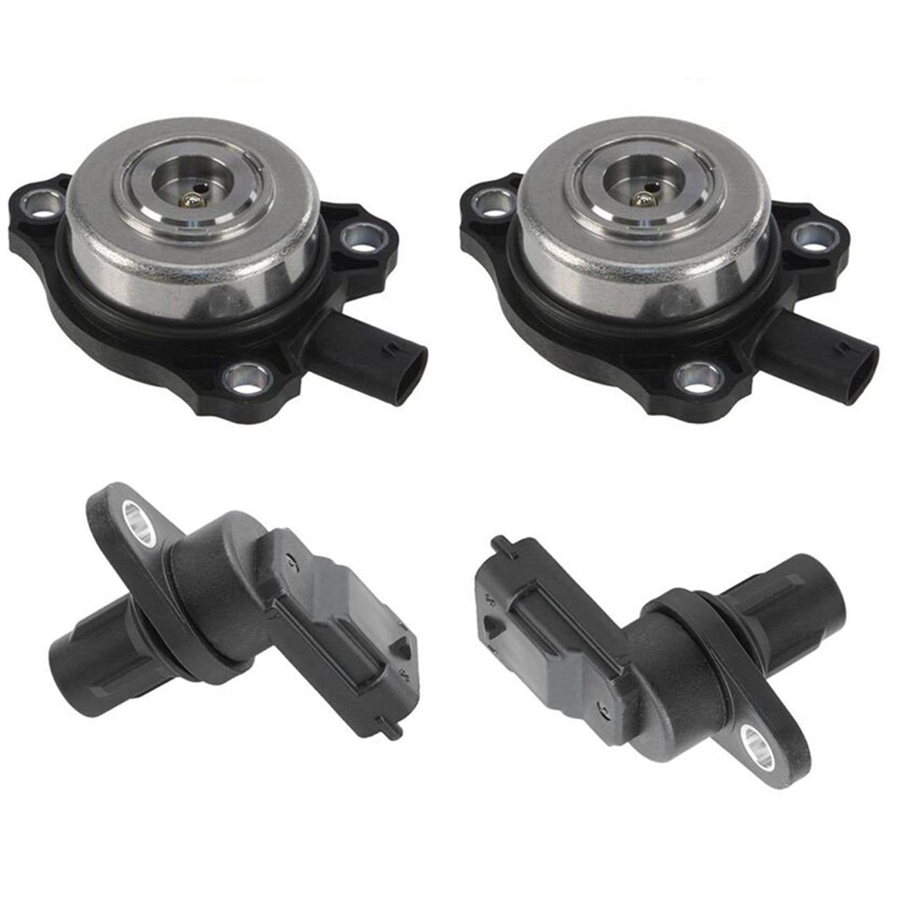 4Pc Fits Mercedes W164 W209 W211 W221 Camshaft Position Sensor & Adjuster Magnet