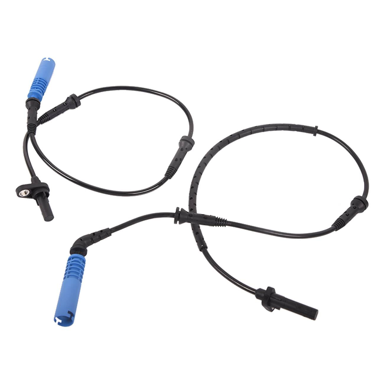 New ABS Wheel Speed Sensor Front Pair LH + RH 535 For BMW E60 E61 E63 E64 645