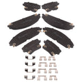 Front & Rear Ceramic Brake Pads For Chrysler 300 Dodge Challenger Charger Magnum