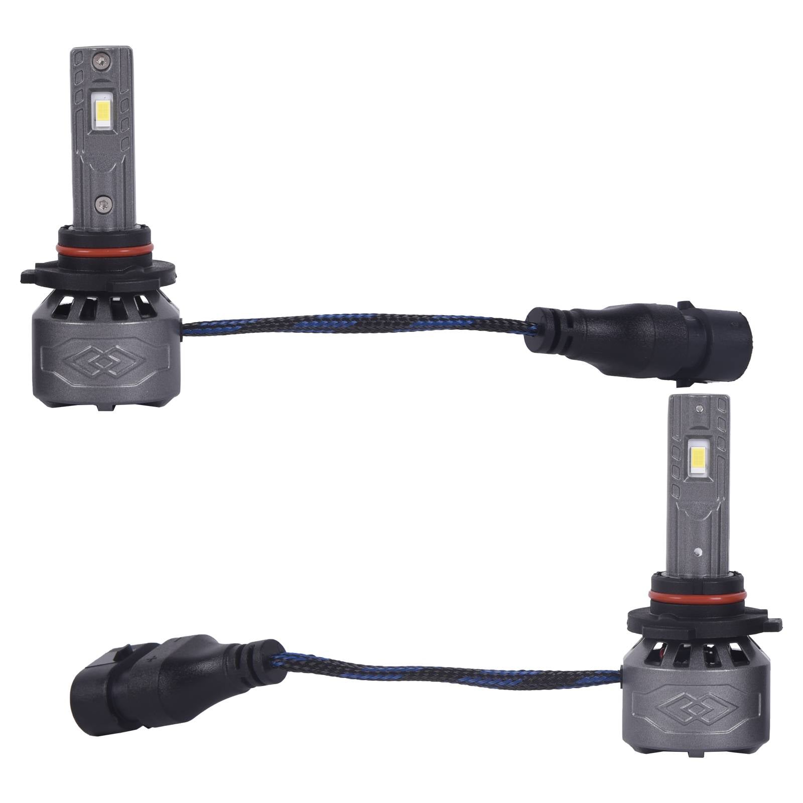9005 LED Headlight Bulbs 8000lm/Set Brightness 6000K White