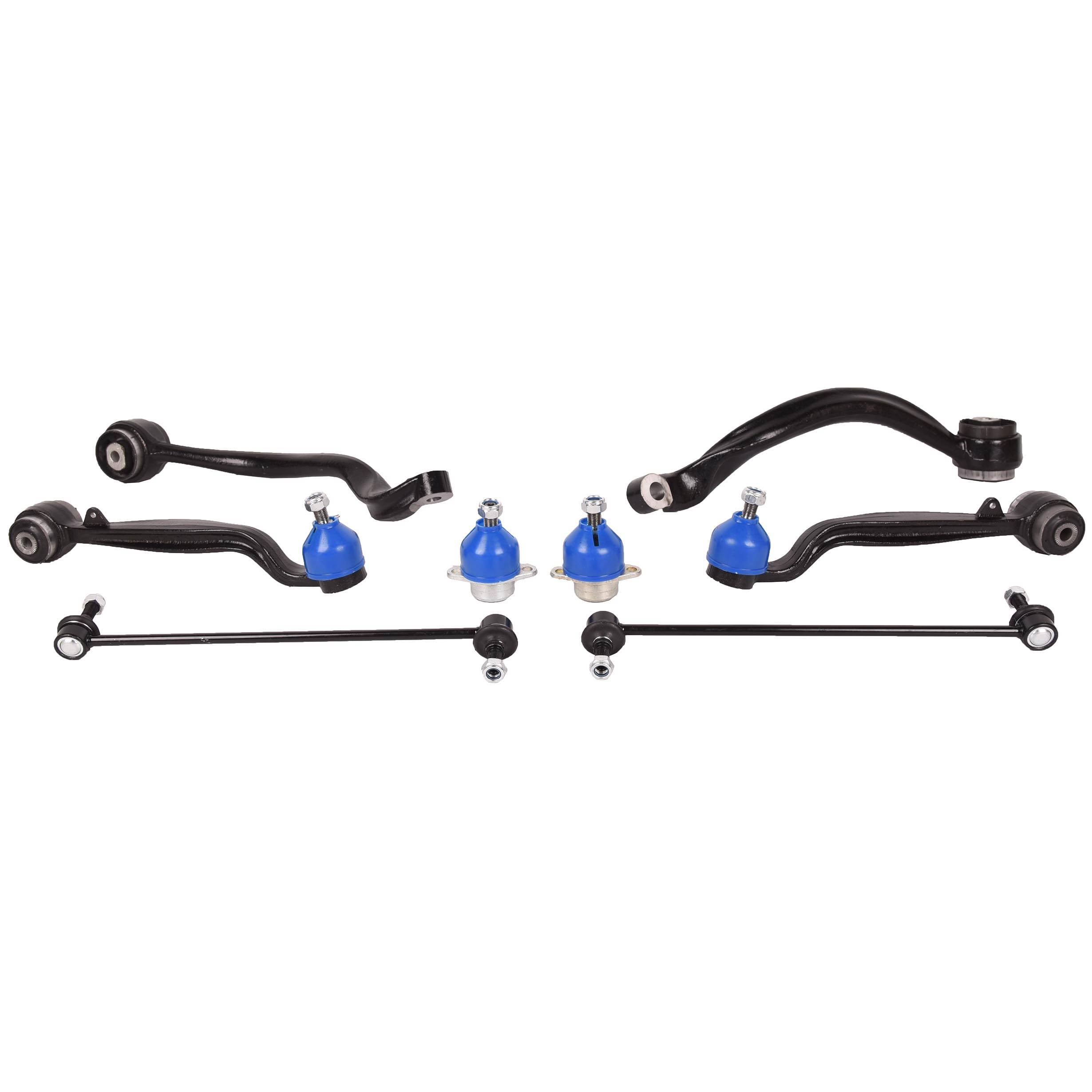 8Pcs Control Arms Ball Joints Sway Bar Link Suspension Kit For LAND RANGE ROVER