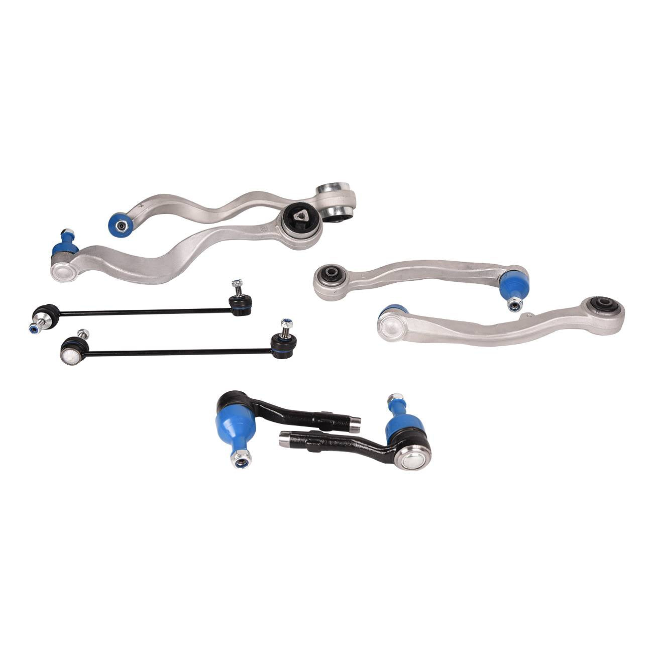 8Pcs Front Lower Rearward & Forward Control Arm For BMW 525i 528i 535i 550i M5