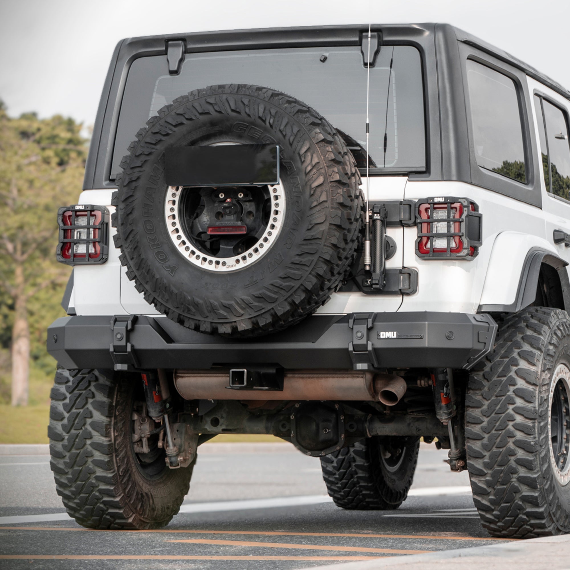 Steel And Aluminum Rear Bumper For Jeep Wrangler JL 2018+