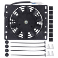 6'' Inch Slim Push Pull Electric Radiator Cooling Fan 600CFM Mount Kit Universal