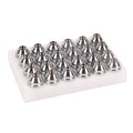 24PCS REPLACEMNT SOLID LUG NUTS 14X1.5 THREAD CHROME FITS FORD F-150 2015-2020