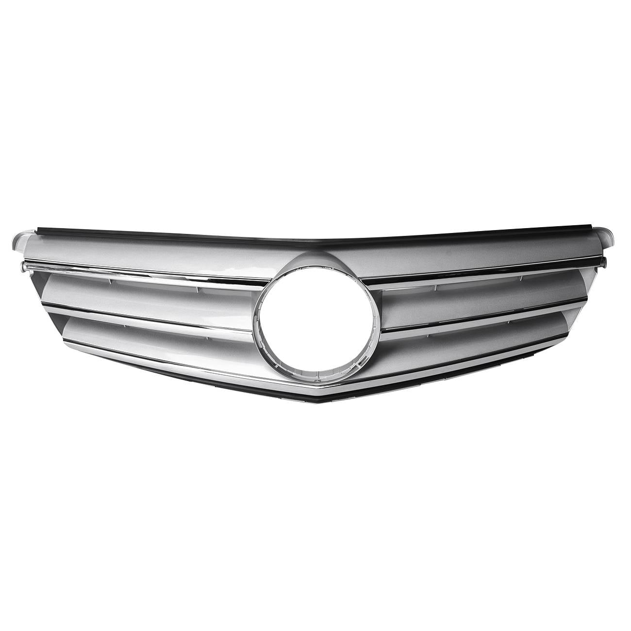 New Sport Style Front Radiator Grille Silver fits 08-14 Mercedes W204 C Class