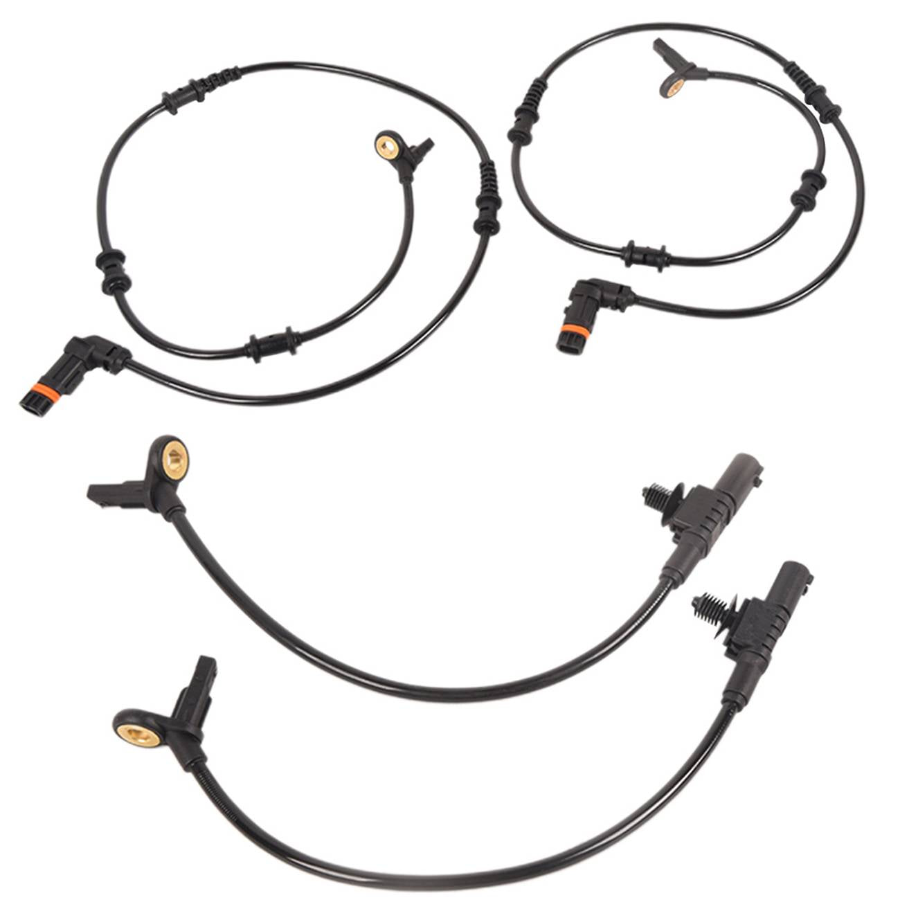 4PCS Front Rear ABS Wheel Speed Sensor for Mercedes-Benz ML350 R350 1645400917