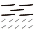 5x Door Grab Handle Tailgate Bar Trim Insert Cover For Jeep Wrangler JK Aluminum