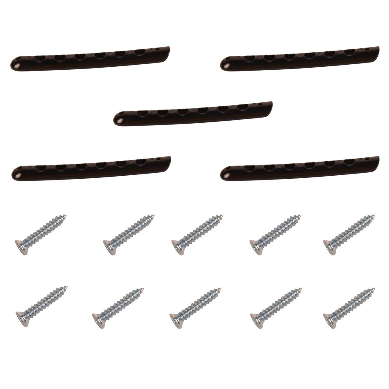 5x Door Grab Handle Tailgate Bar Trim Insert Cover For Jeep Wrangler JK Aluminum