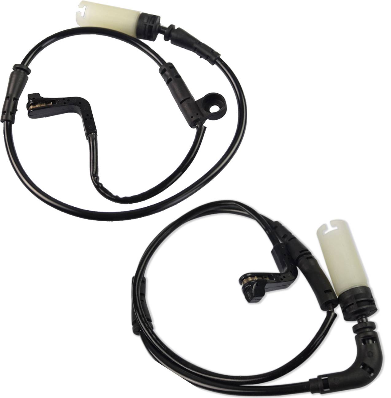 2PCS Brake Pad Wear Sensor Kit Front + Rear For BMW 528i 535i 550i 650i M5 M6