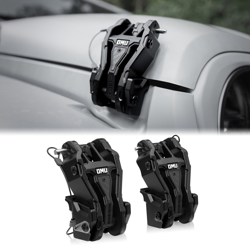 Hood Latch Lock Catch Compatible with 2007-2017 Jeep Wrangler JK/JKU