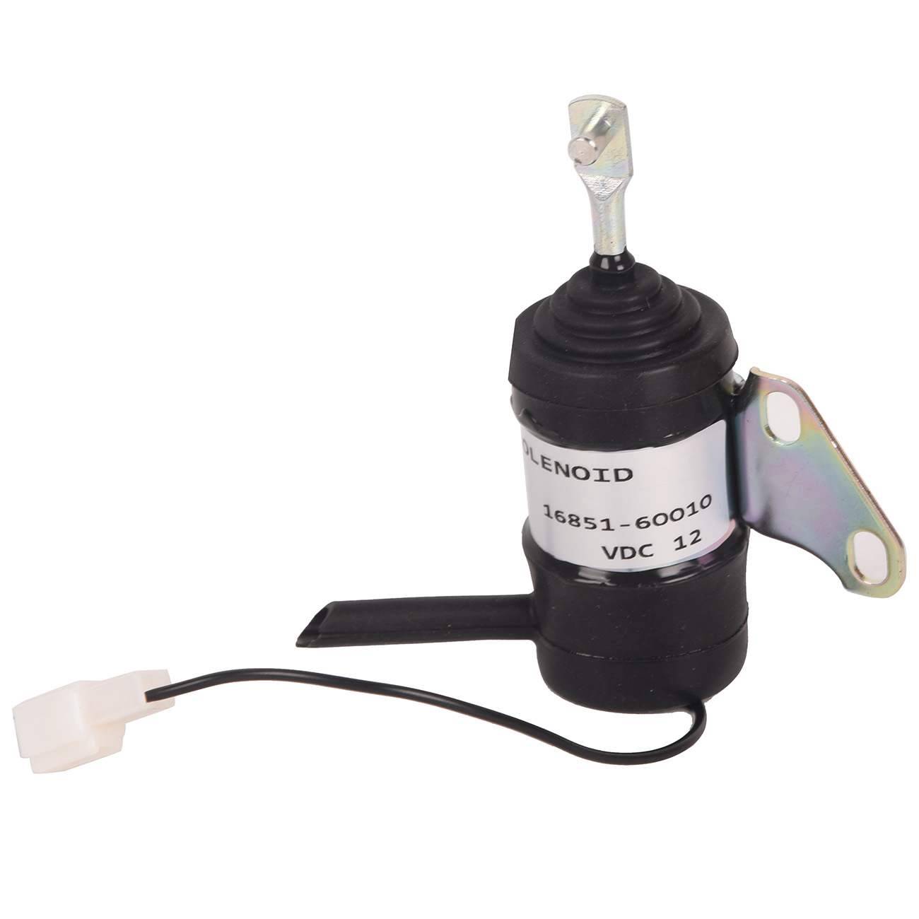 New Fuel Stop solenoid For Kubota Mower Tractor Excavator RTV RTV900 1685160010
