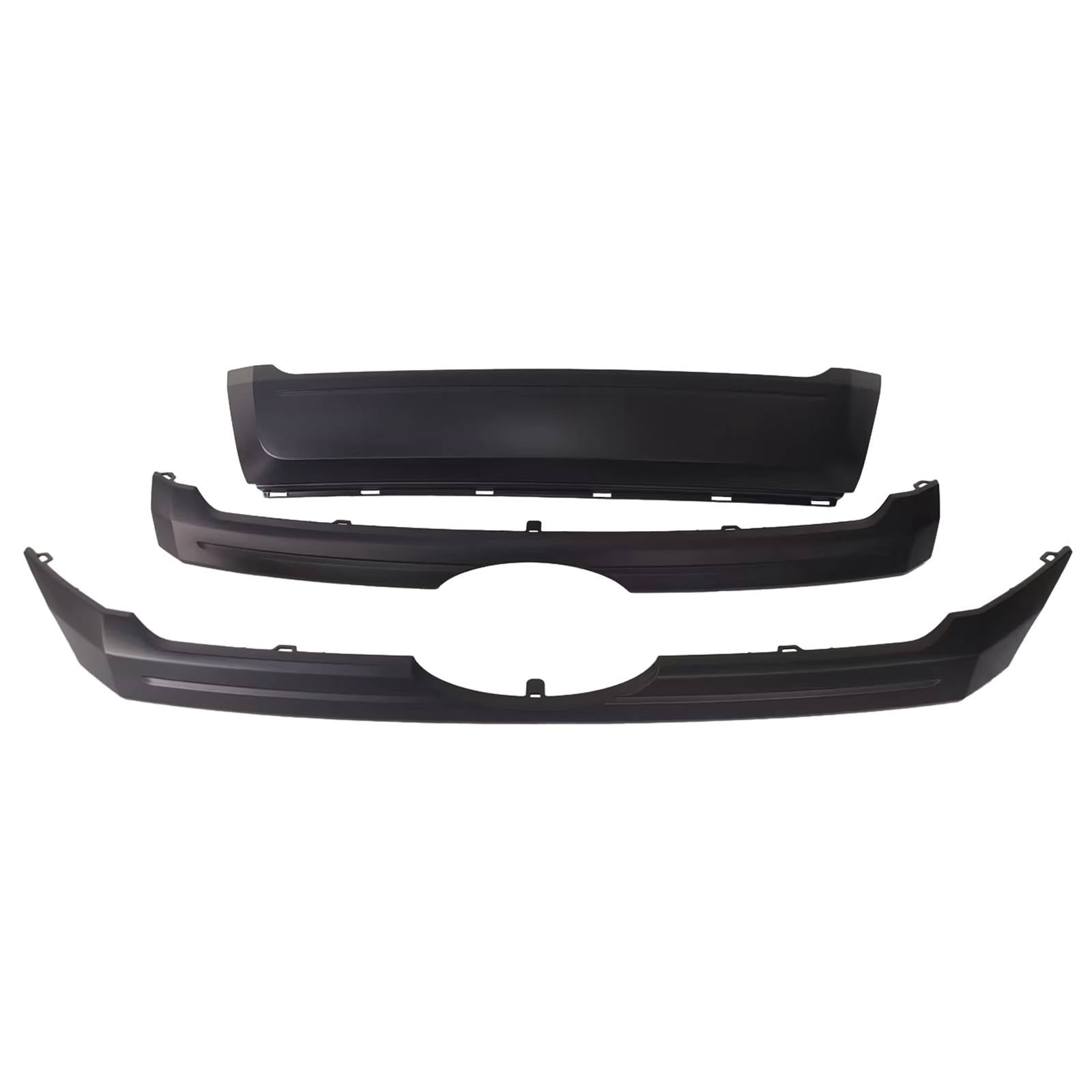 3PCS Front Upper & Center & Lower Grille For Ford Edge 2011-2014 BT4Z8200CPTM