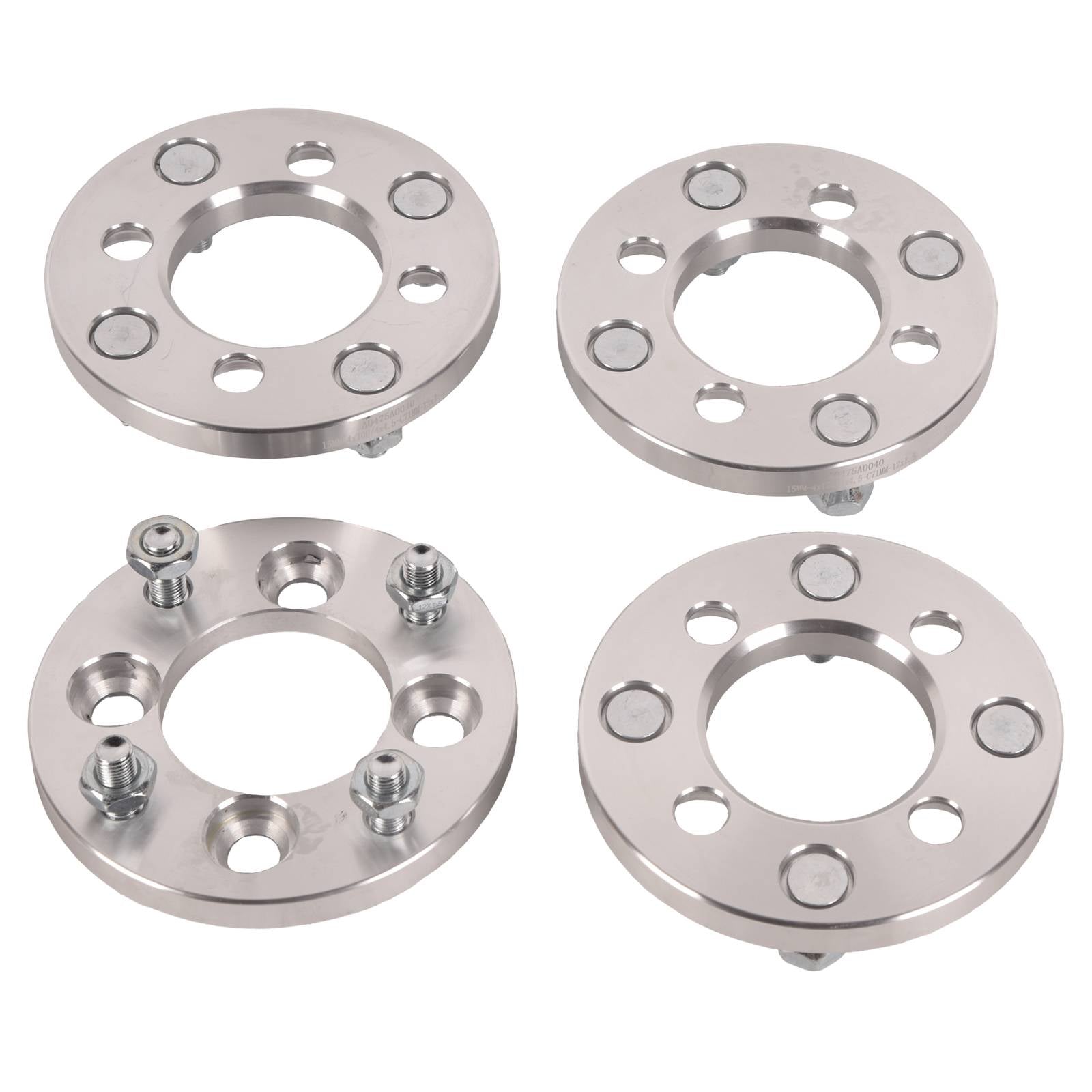 4PCS 4x100 to 4x114.3/ 4x4.5 Wheel Adapters 15mm For Toyota Corolla Honda Civic