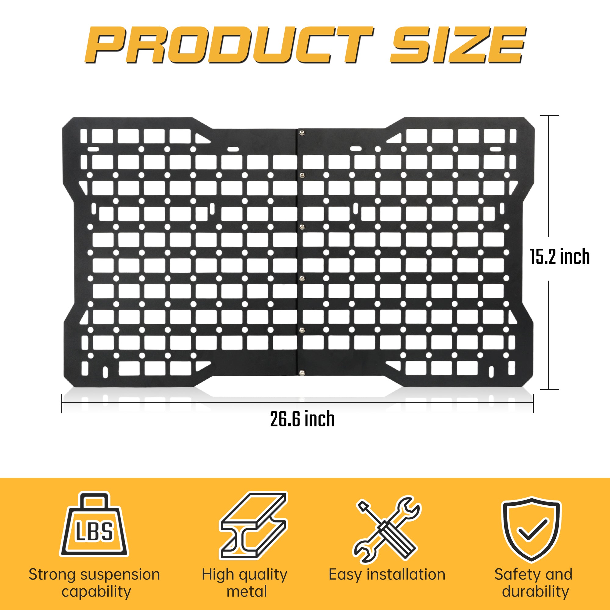 Tailgate Molle Panel for Ford Bronco 2021+