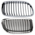 Front L & R Black Kidney Grille Kit for BMW E90 E91 LCI 323i 325i 330i 335i