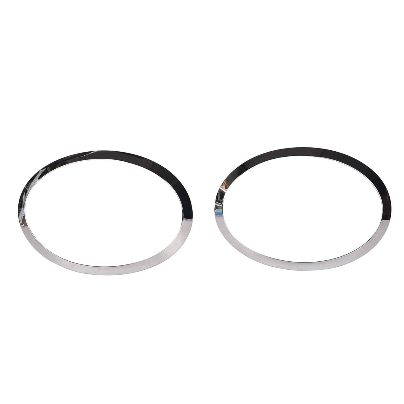 For Mini Cooper 2014 - 2024 Left & Right Headlight Trim Ring Chrome 51137300632