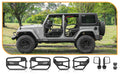 Tubular Doors with Mirror for 2007-2017 Jeep Wrangler JK 4 Door