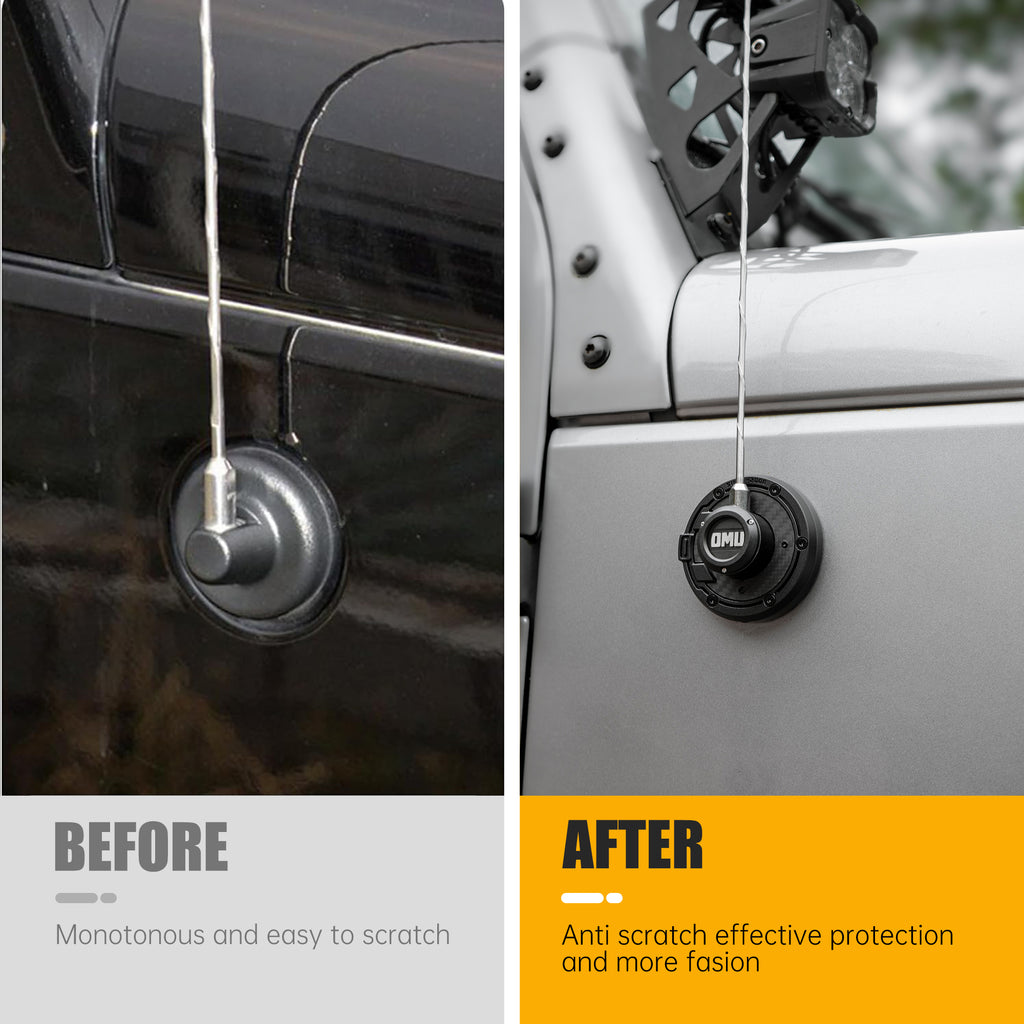 Antenna Base Cover For Jeep Wrangler 2007+ Jeep Gladiator2020+