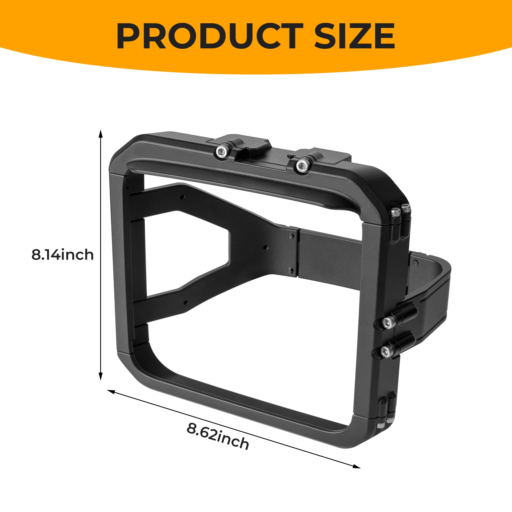 Rearview Mirror Rain Shield Frame For 2007-2018 Jeep Wrangler JK