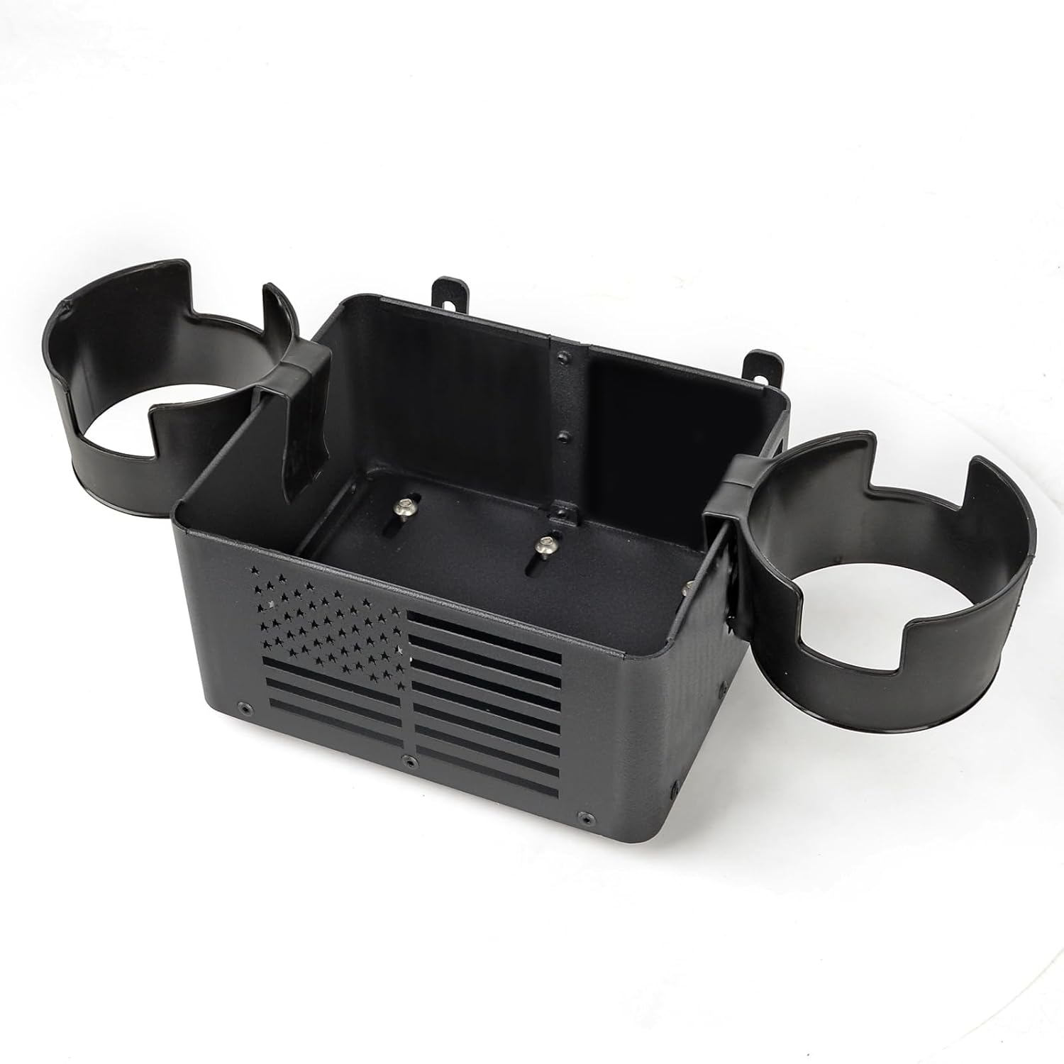 Metal Rear Seat Cup Holder Floor Console Storage Box for Bronco 2021+ 4 Door